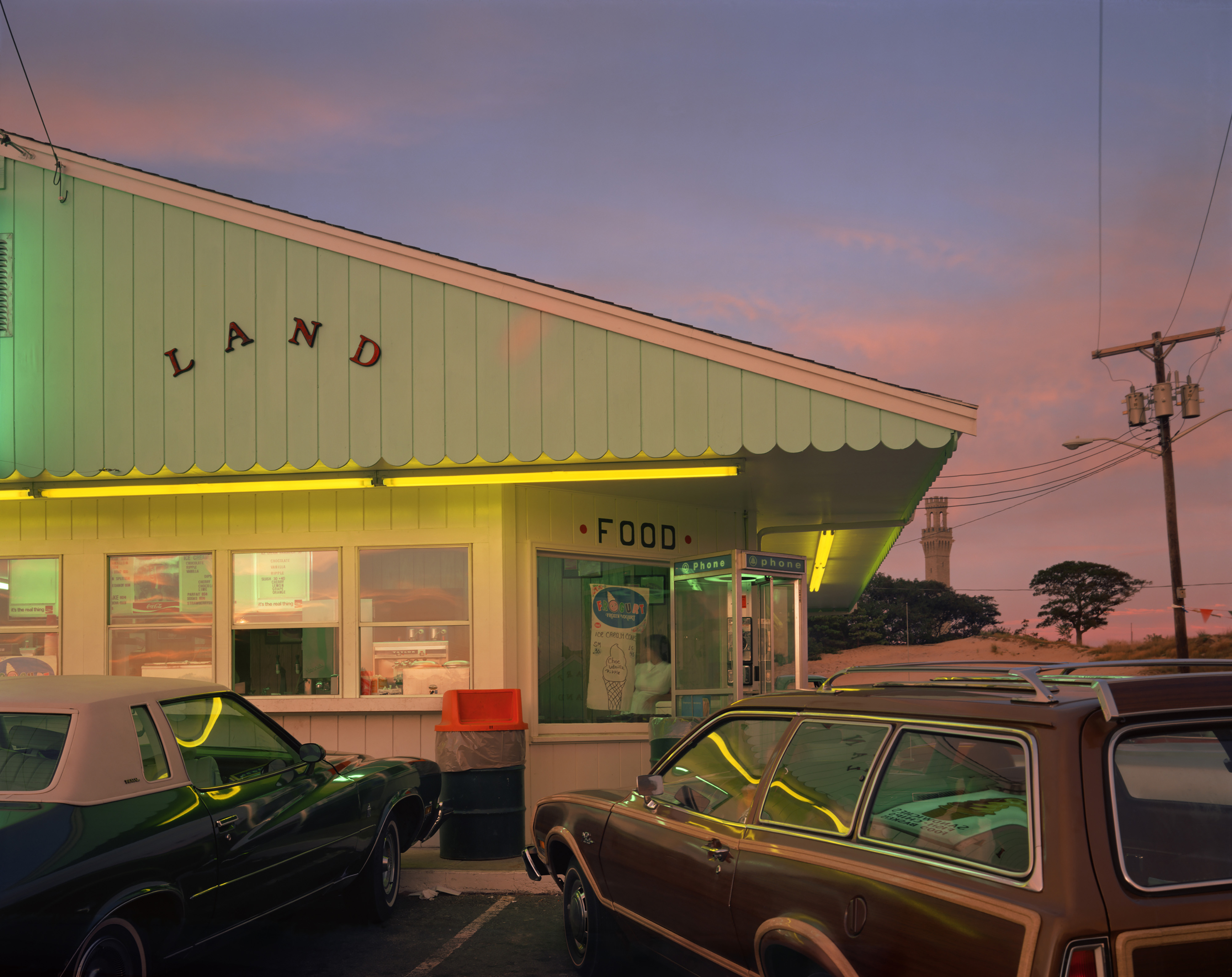 ジョエル・マイヤーウィッツ / Provincetown Joel Meyerowitz American, b. 1938 Dairy Land Diner, 1976