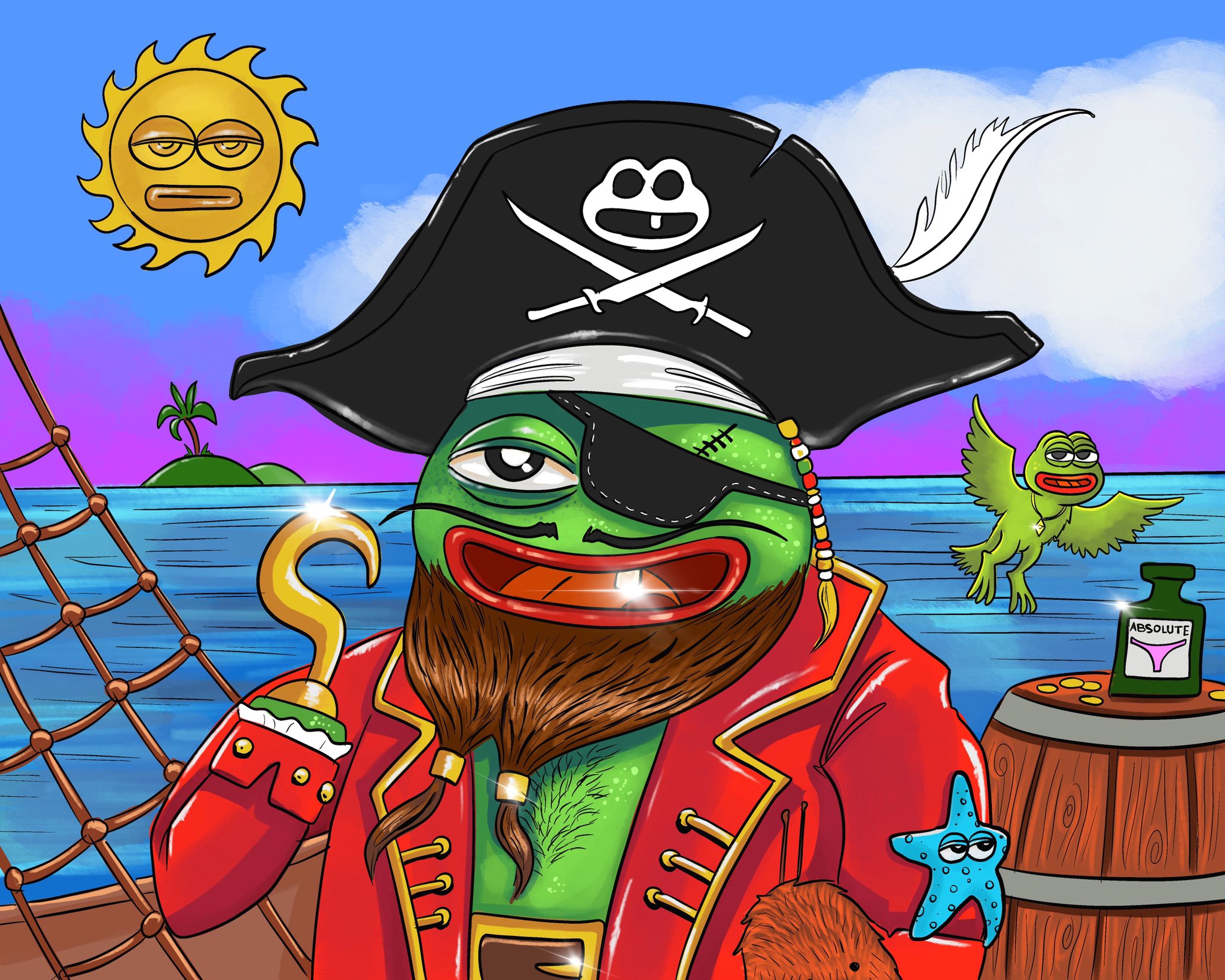 Pirate Pepe #32 | Foundation