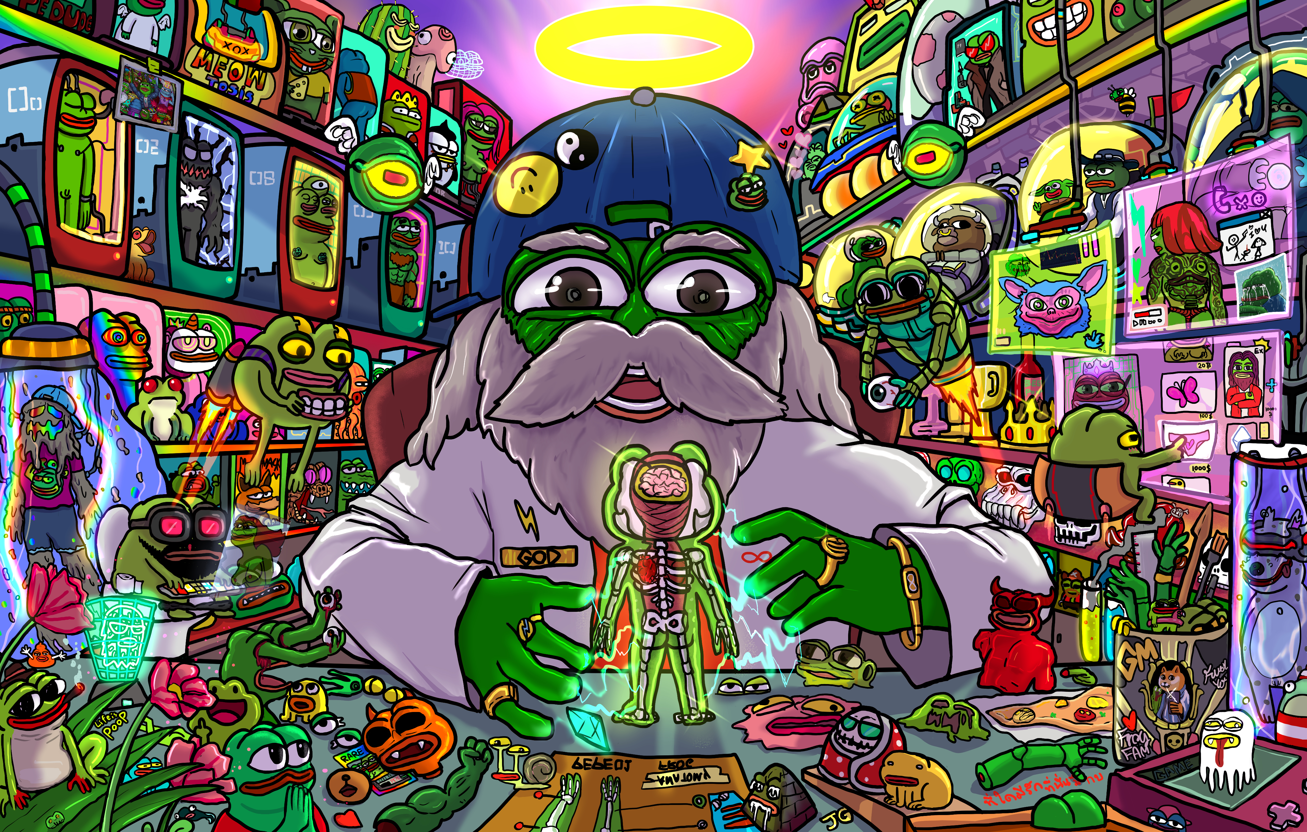 A God who is passionate abt Frog 