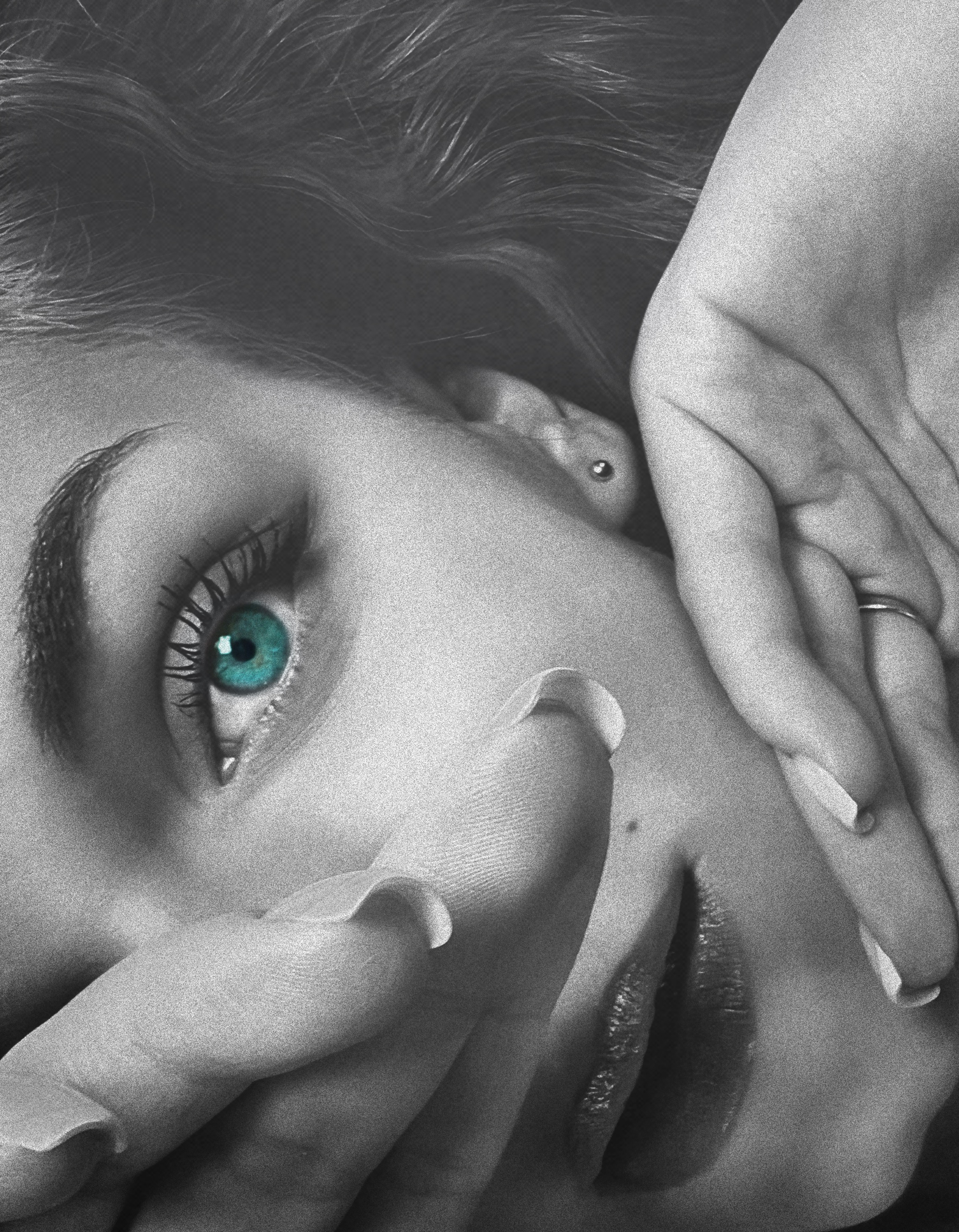 On the other side of the pillow 