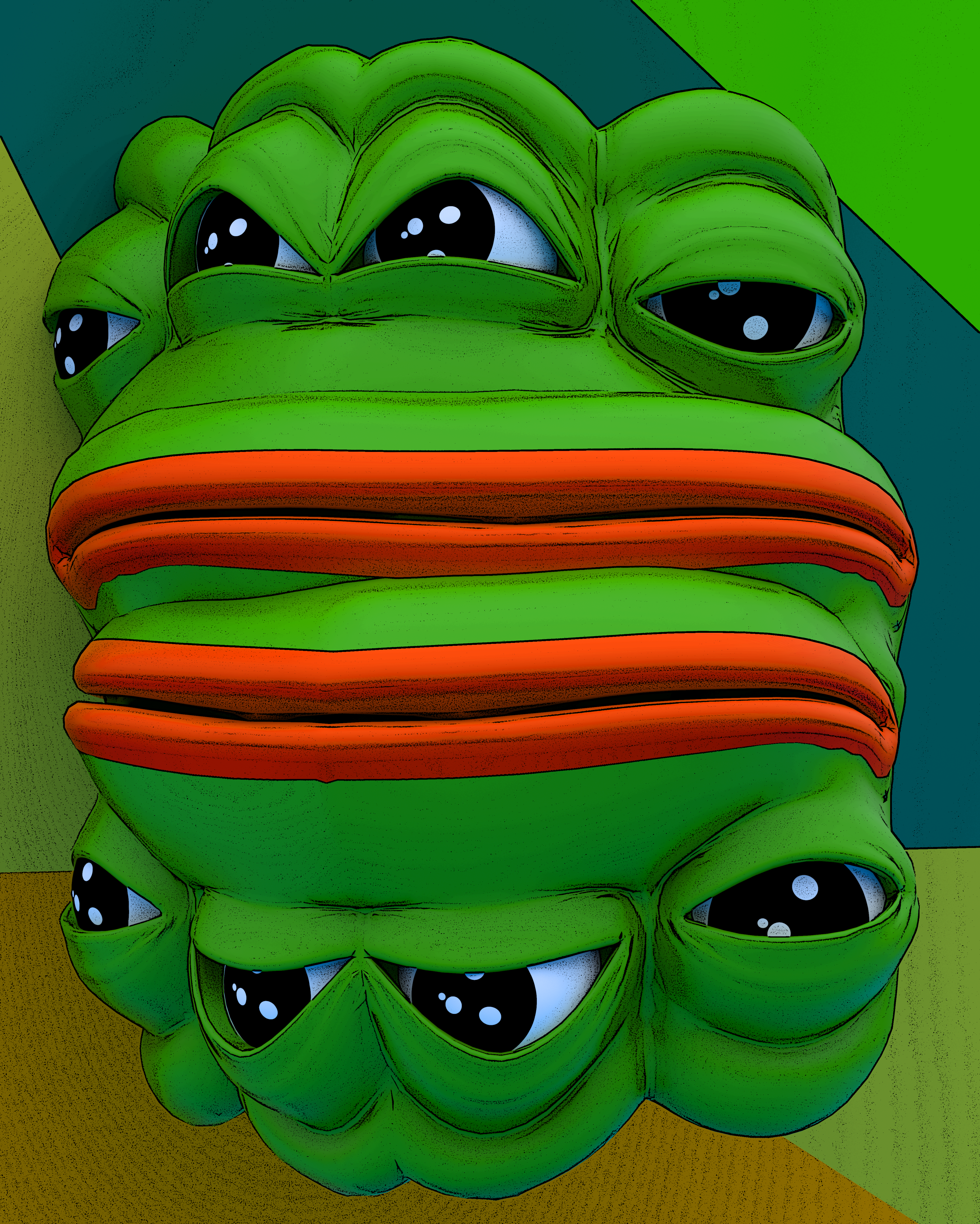 Cubism Pepe Art # 3