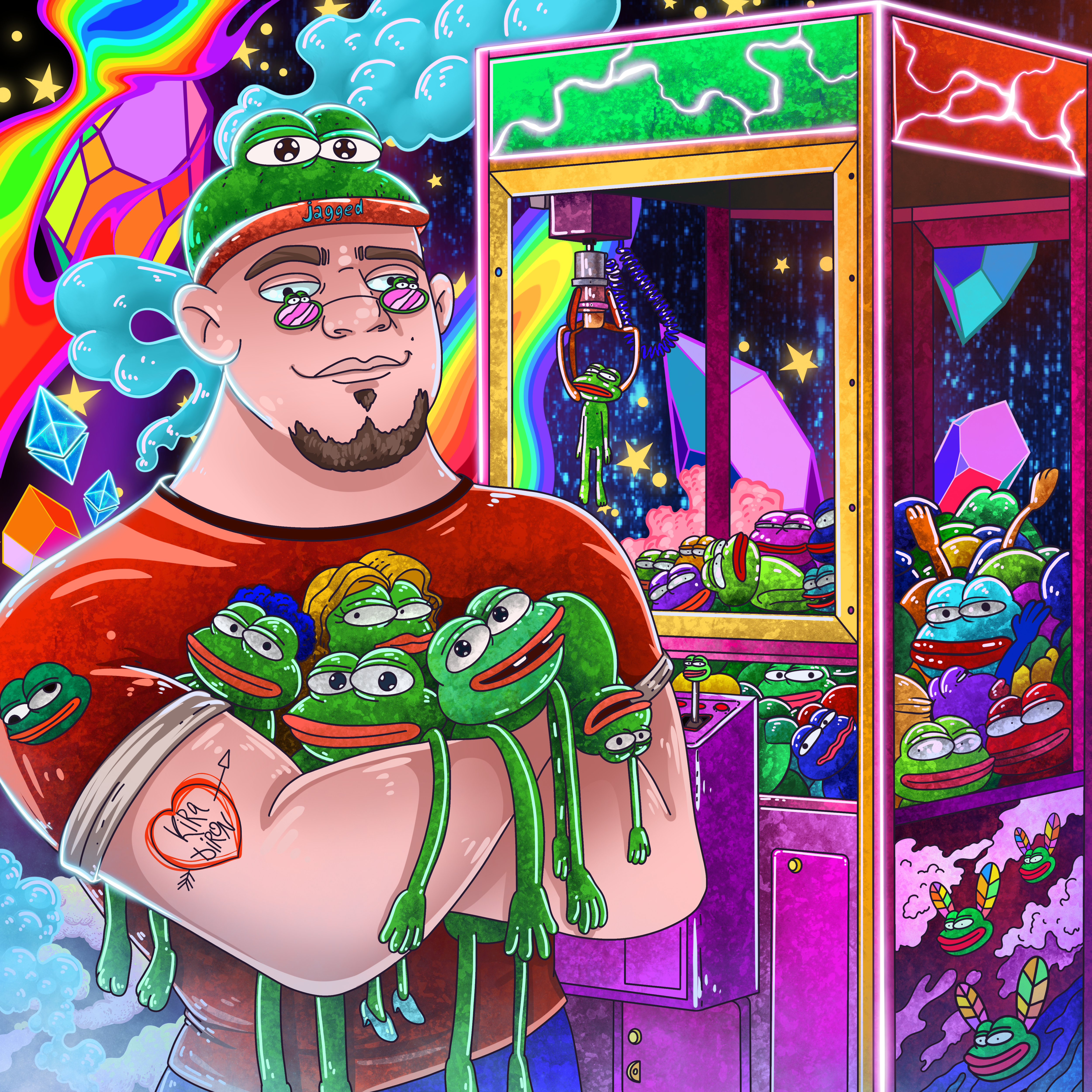 🐸  Jagged world class Pepe hunter 🐸