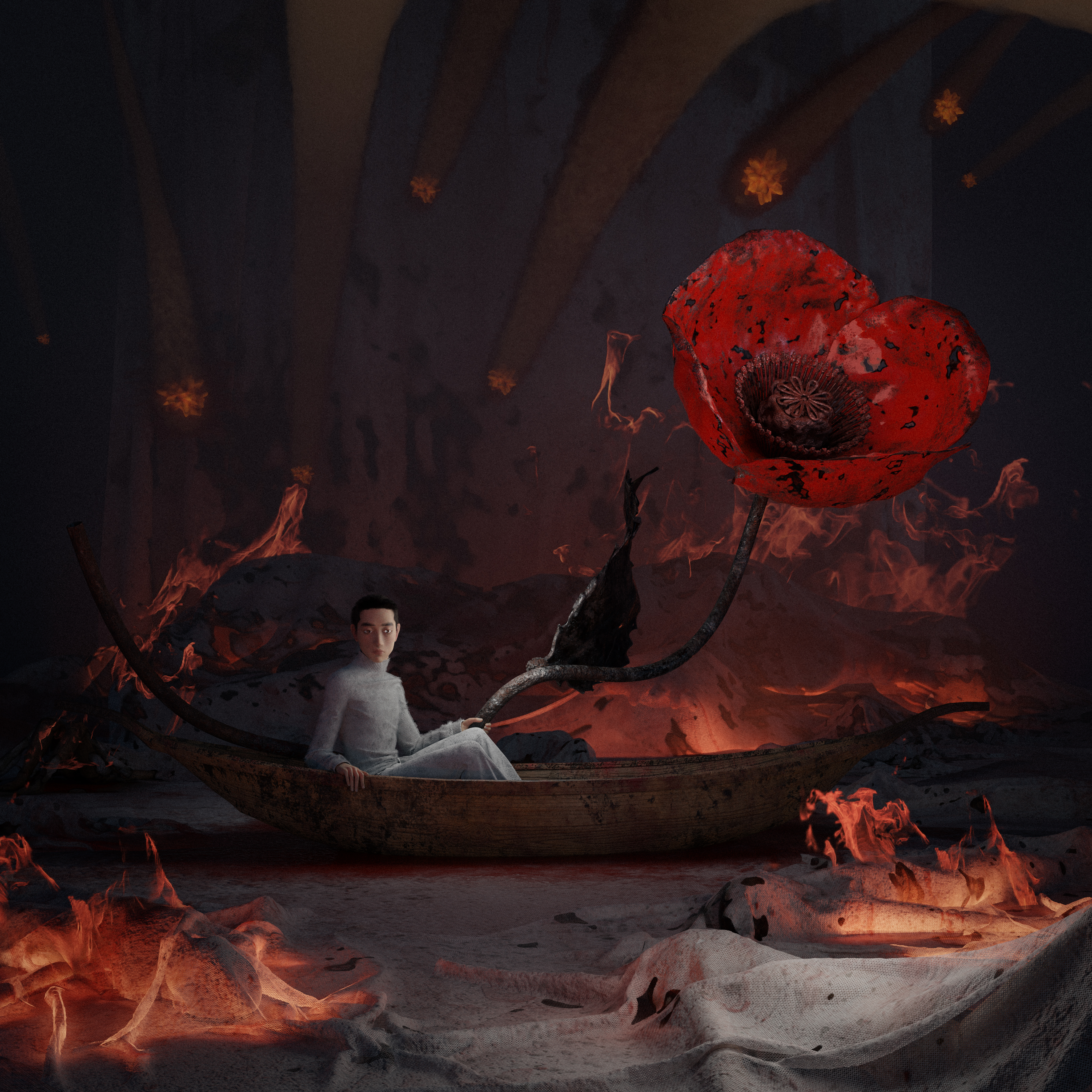  Mohn und Gedächtnis/Self Portrait No.9