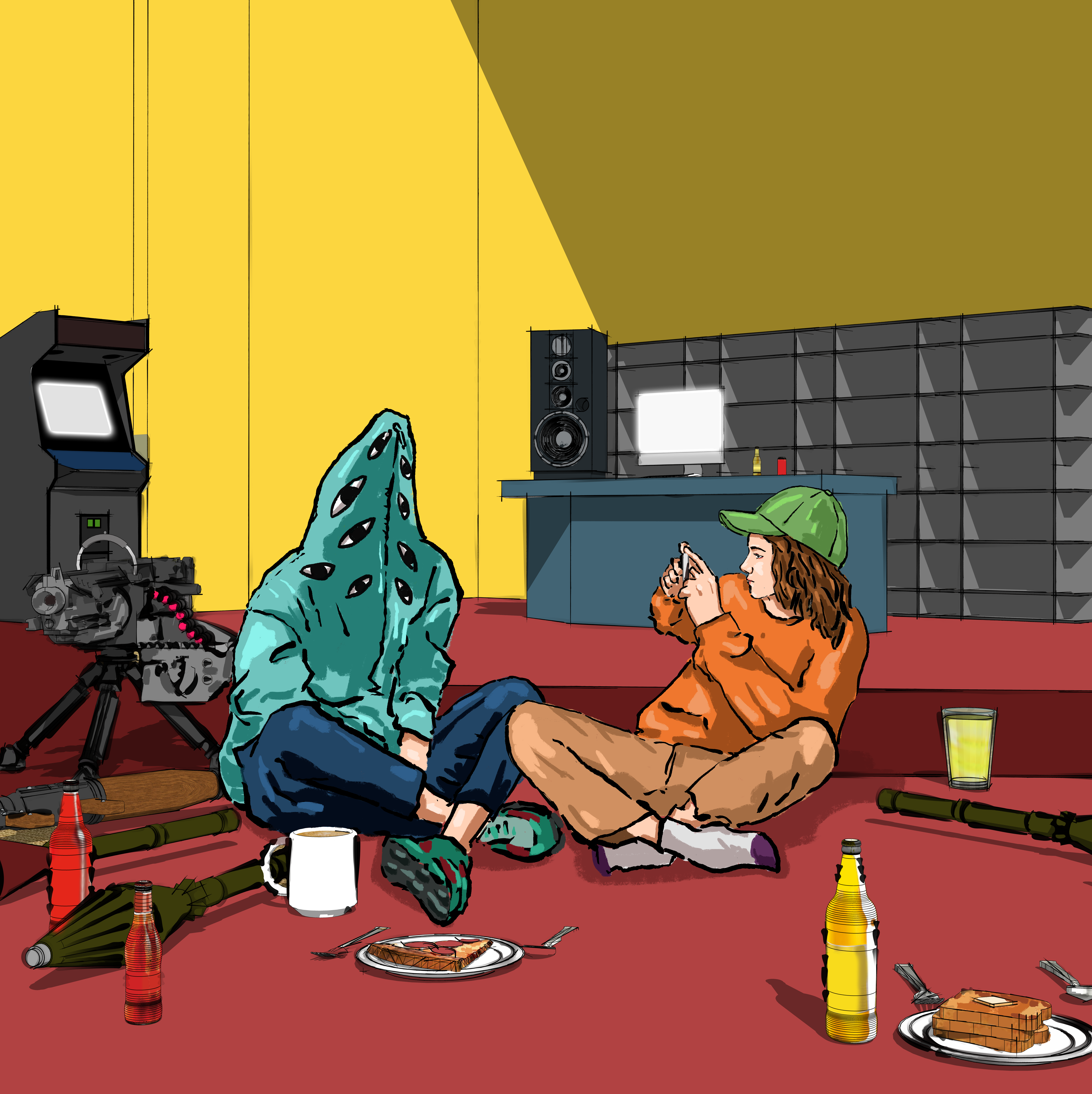 It was just waiting.