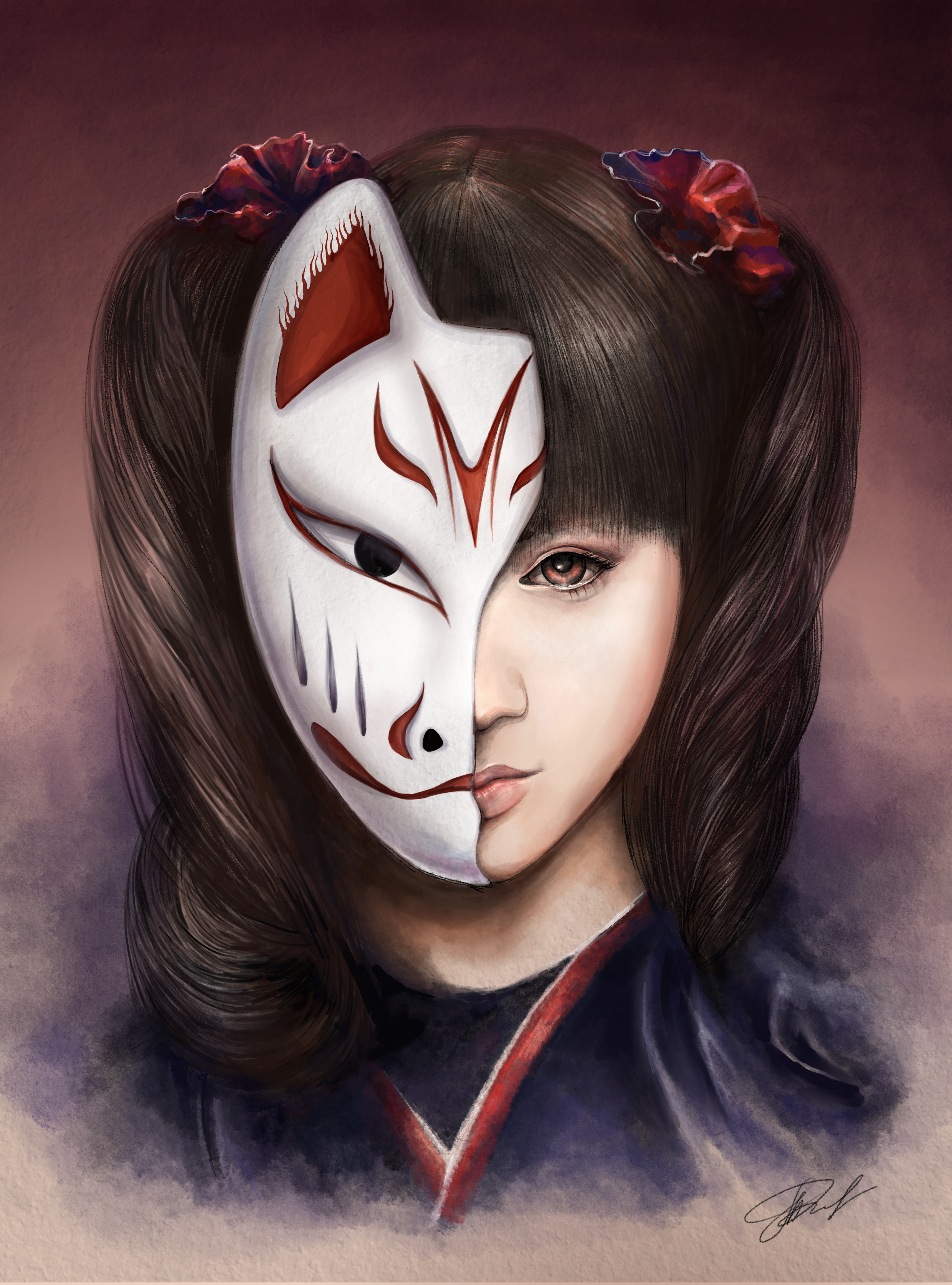 Kitsune mask Foundation