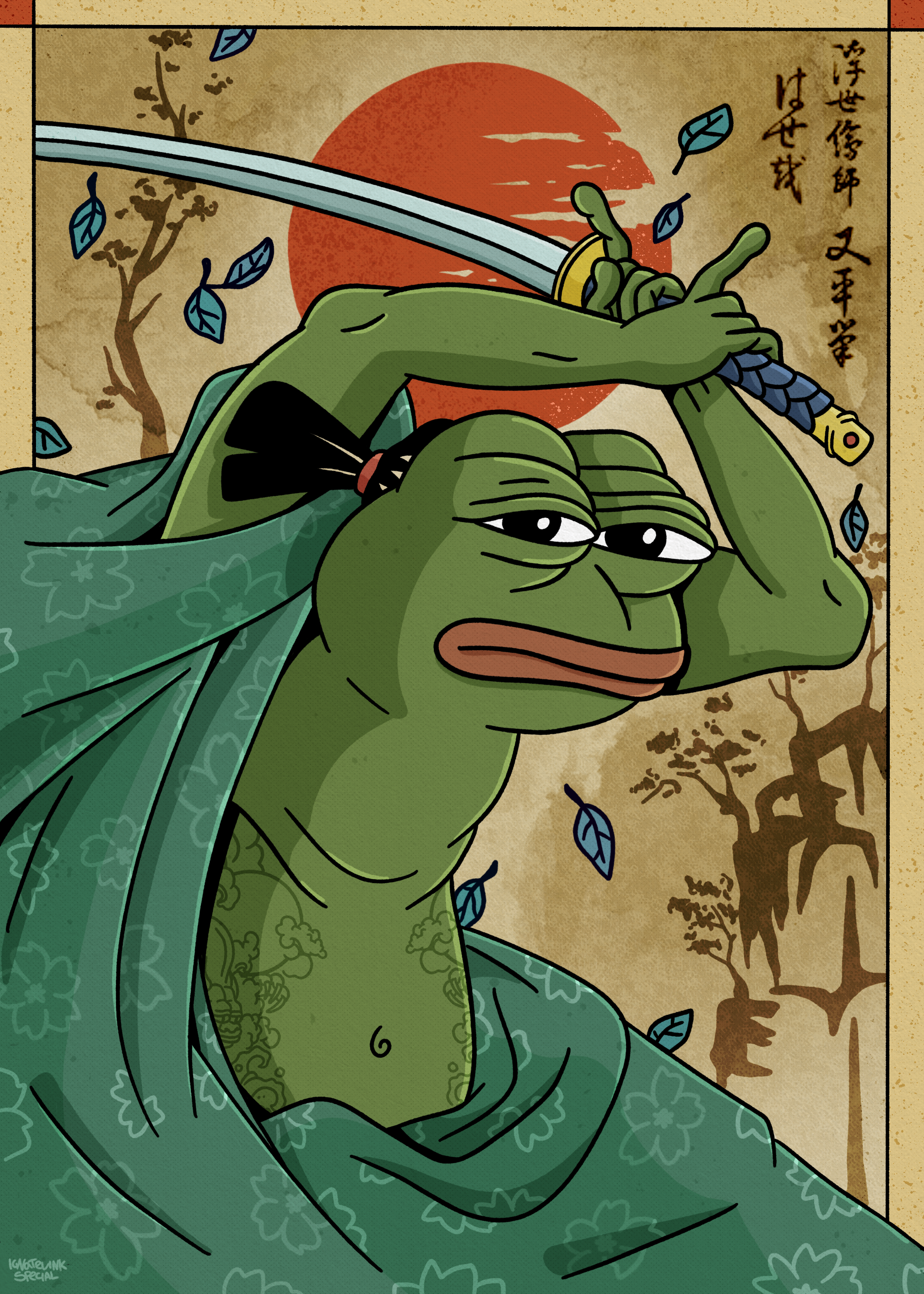 Japanese Pepe #2/30 | Foundation