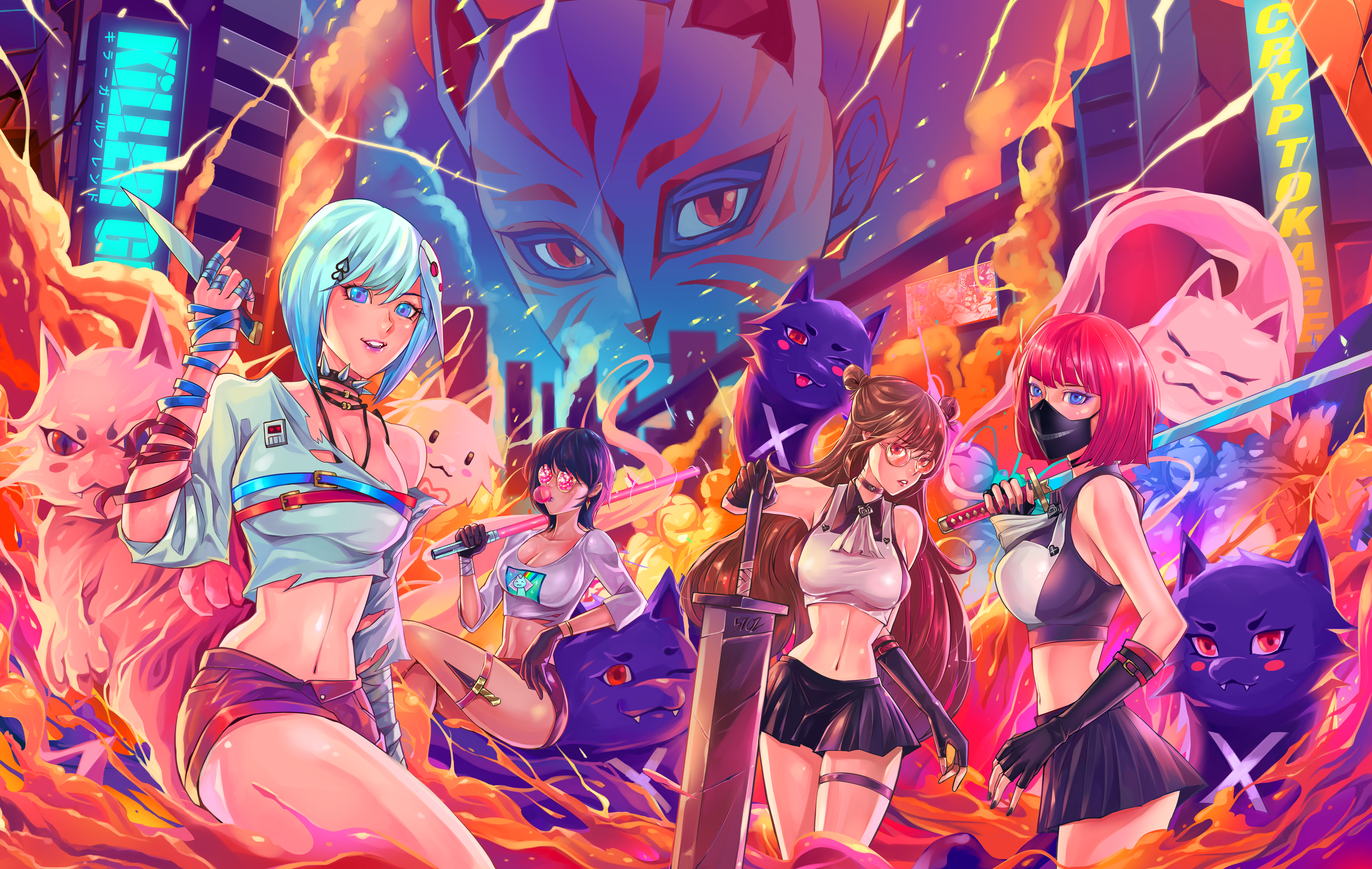 #SP Killer GF  derivative KITTY GHOSTS GANG