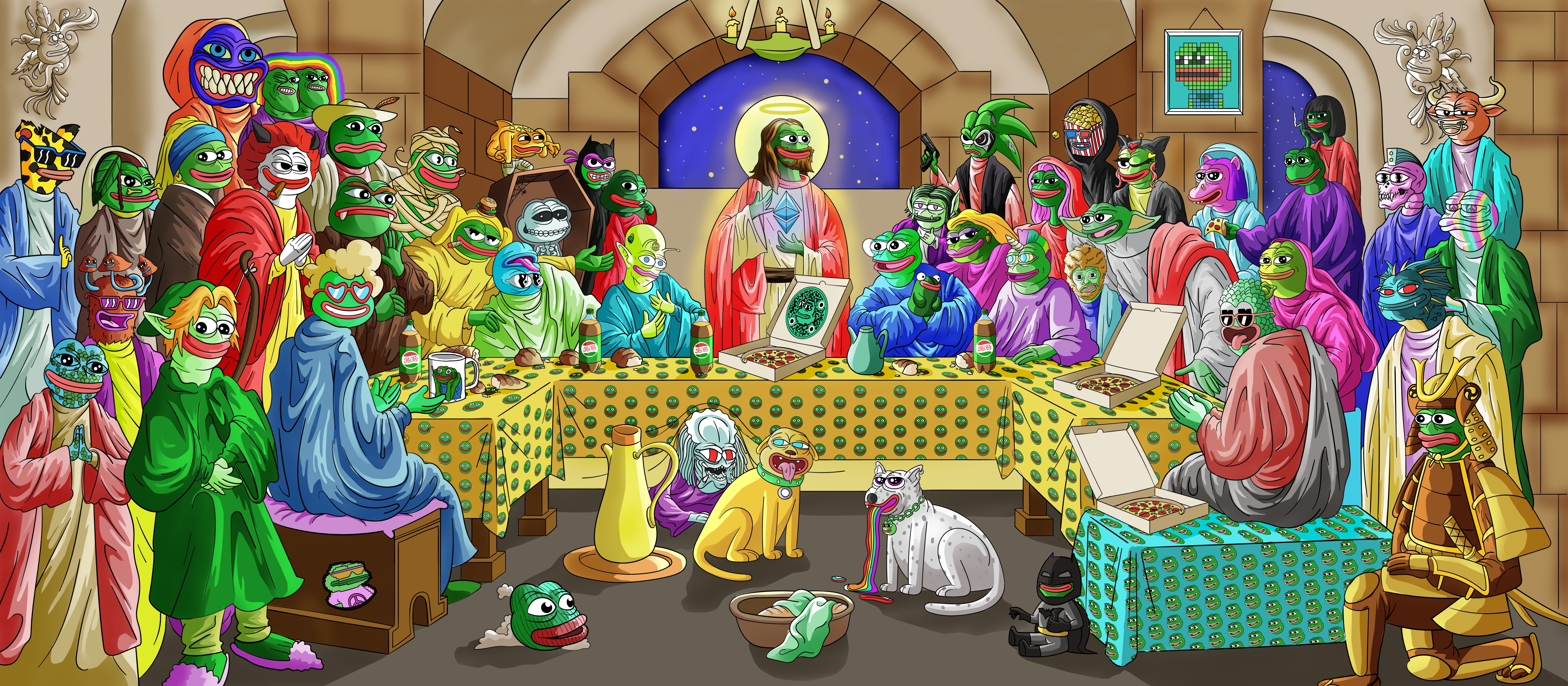 First  supper with frogfam