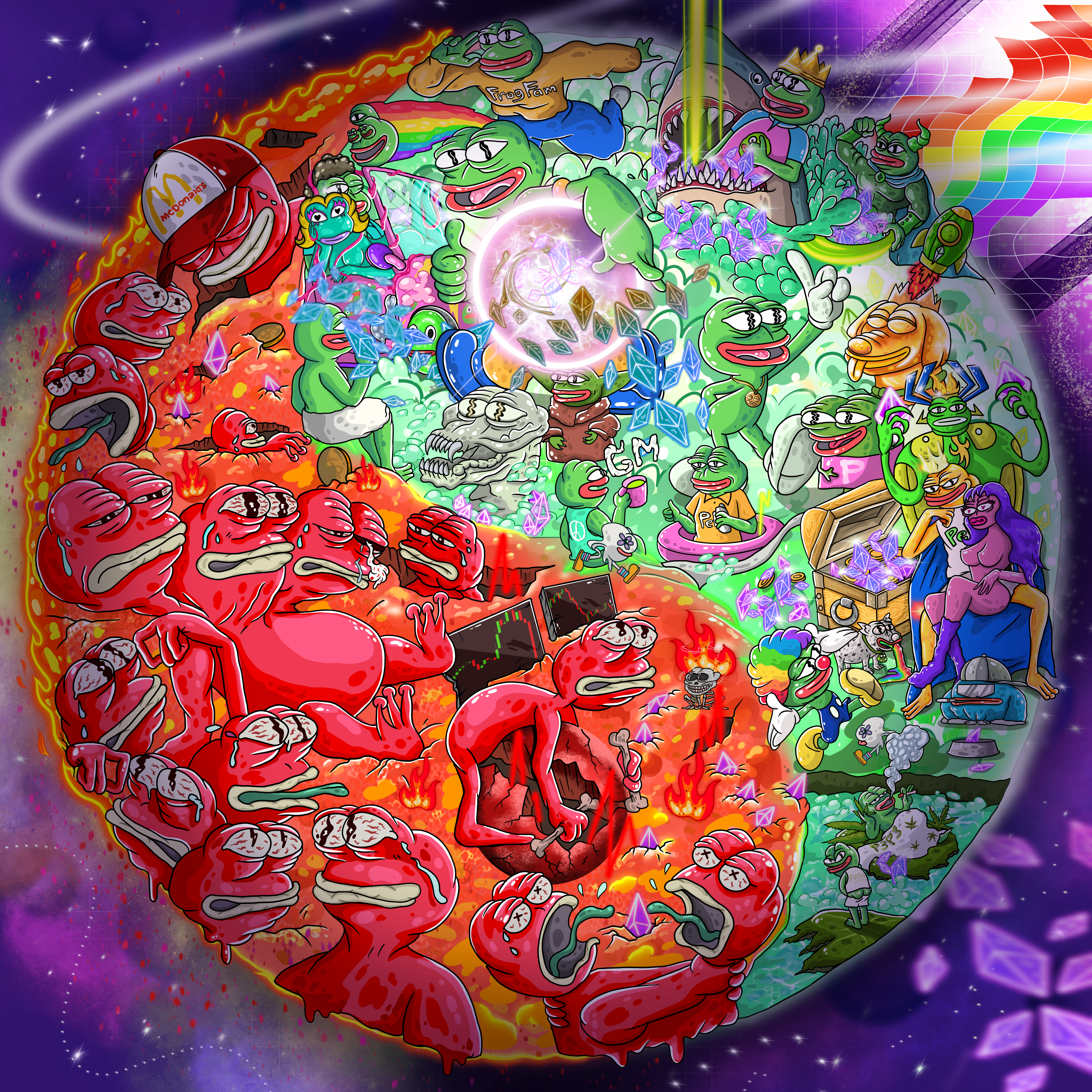 RED vs GREEN Foundation