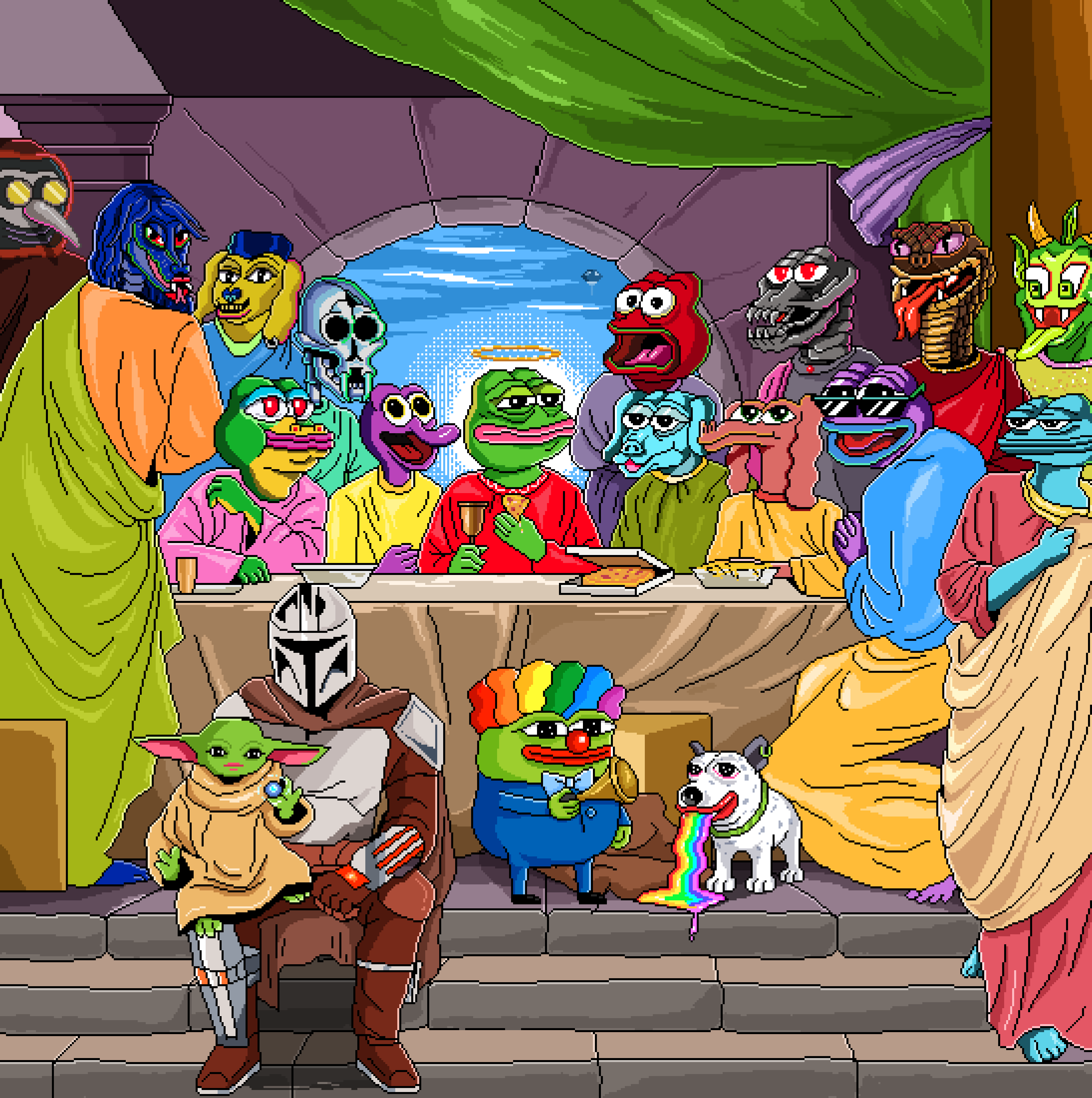 PEPE 🐸 , PEGZ & Friends Pizza Time! | Foundation