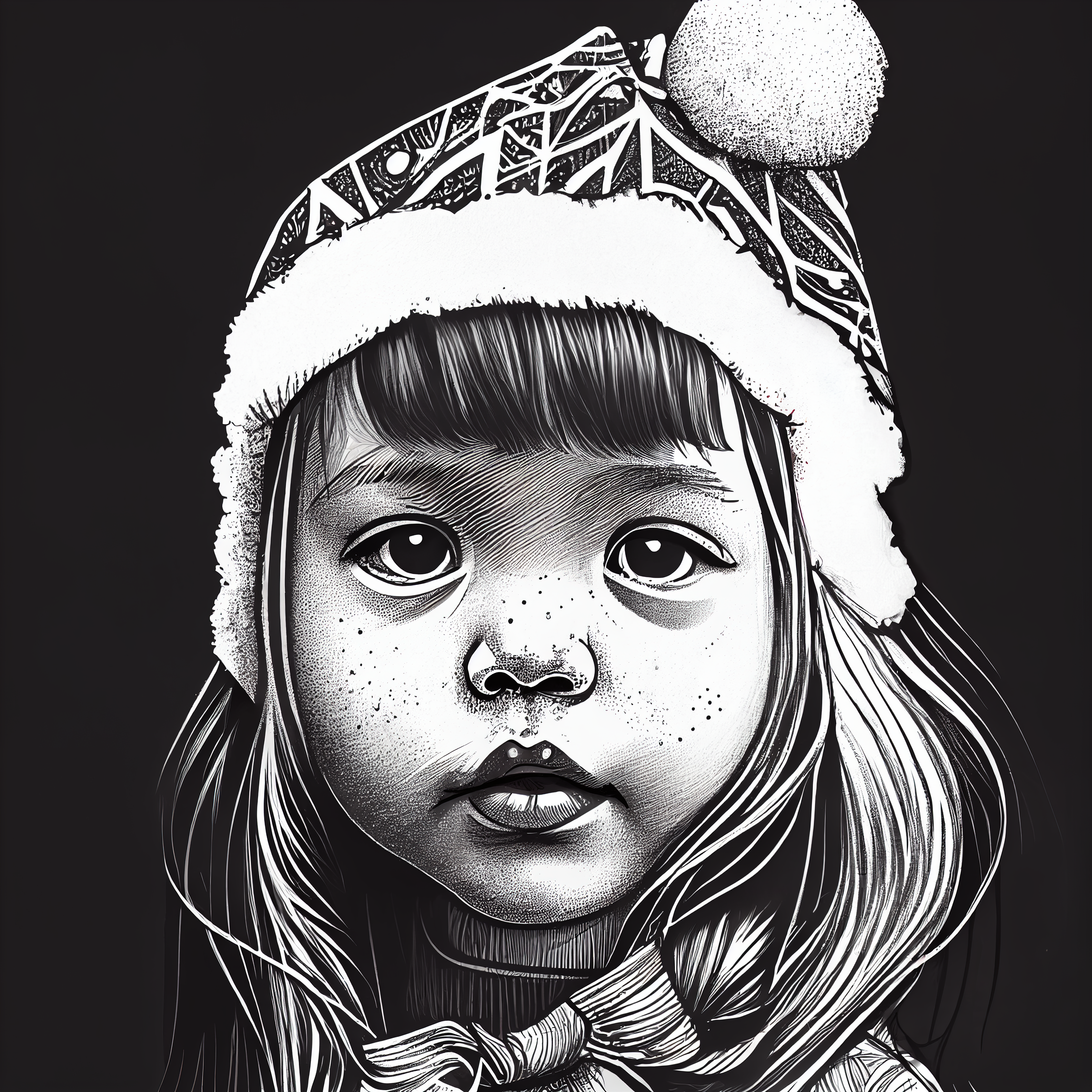  Little Christmas girl