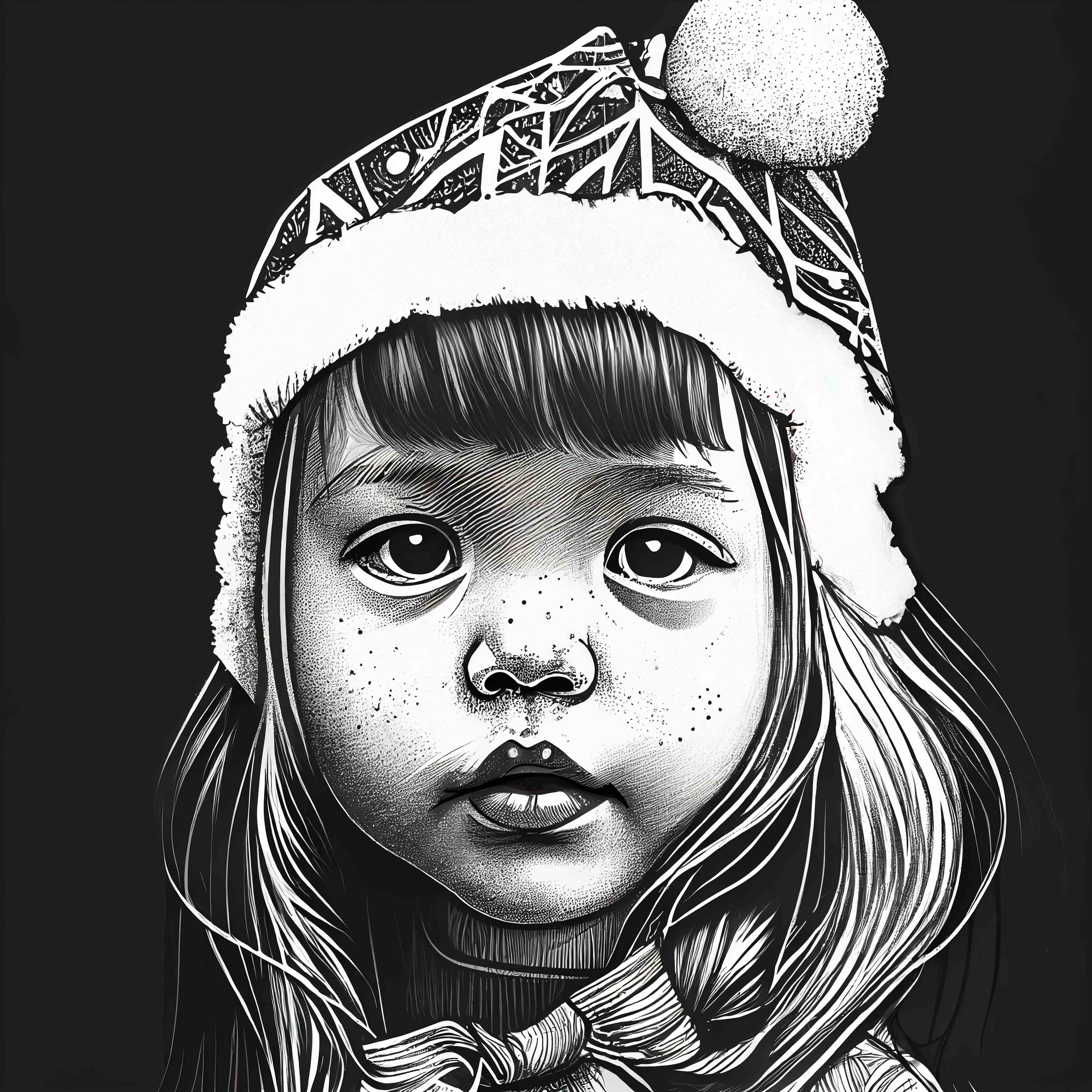 Little Christmas girl