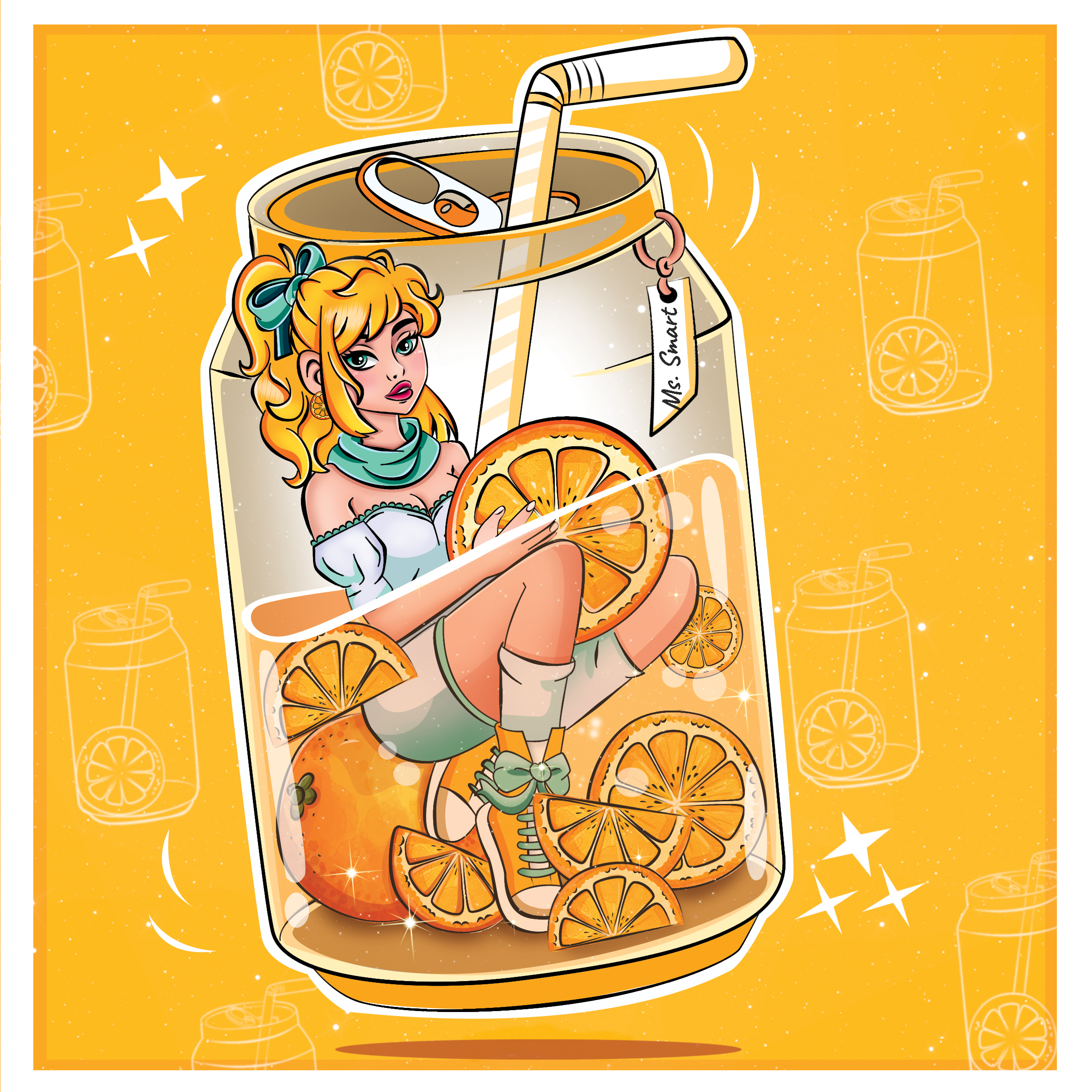 Ms. Smart ( Orange )