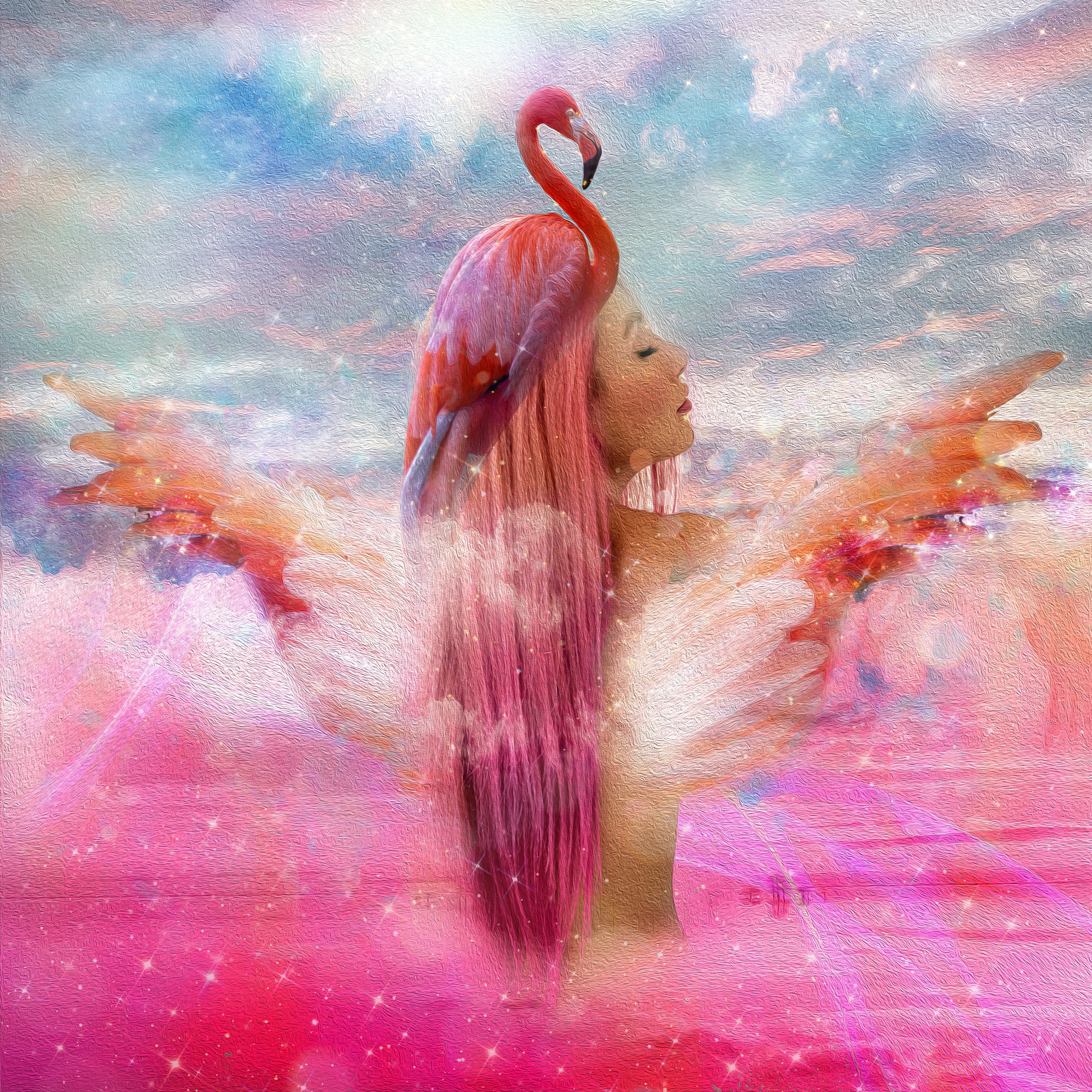 🦩A girl in the sky 🦩