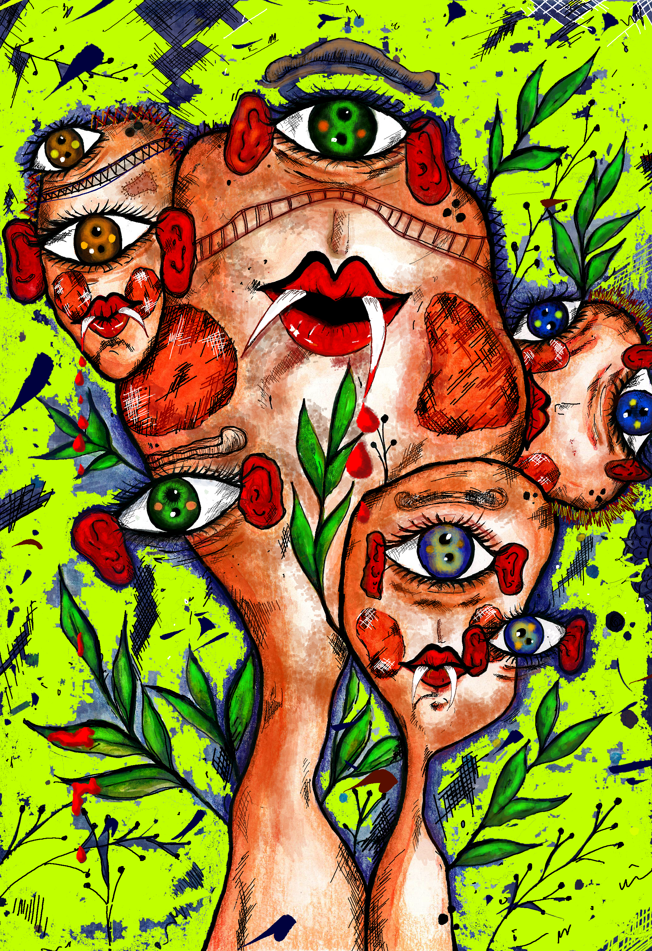 The Eyes of half human