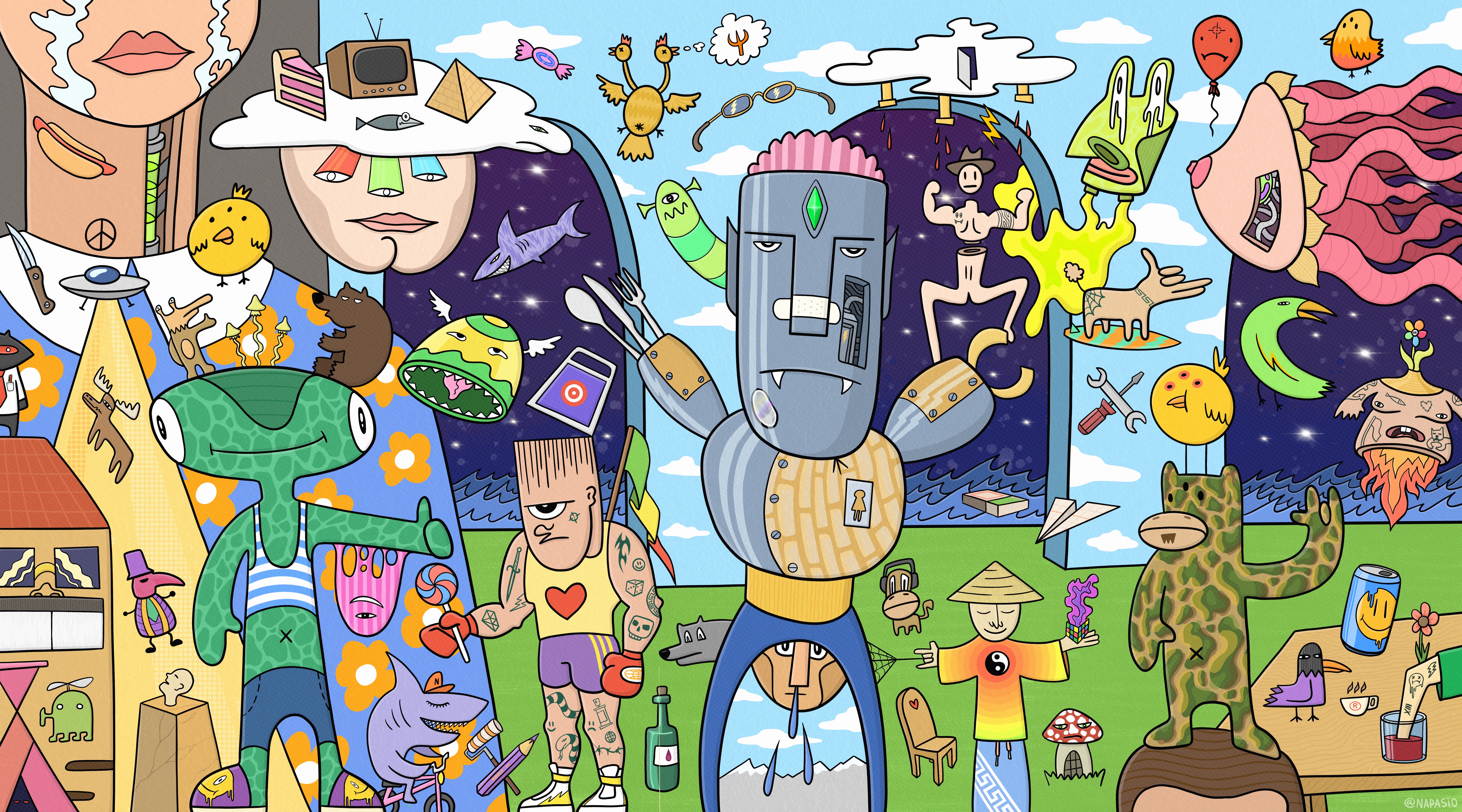 Arches that hold the sky