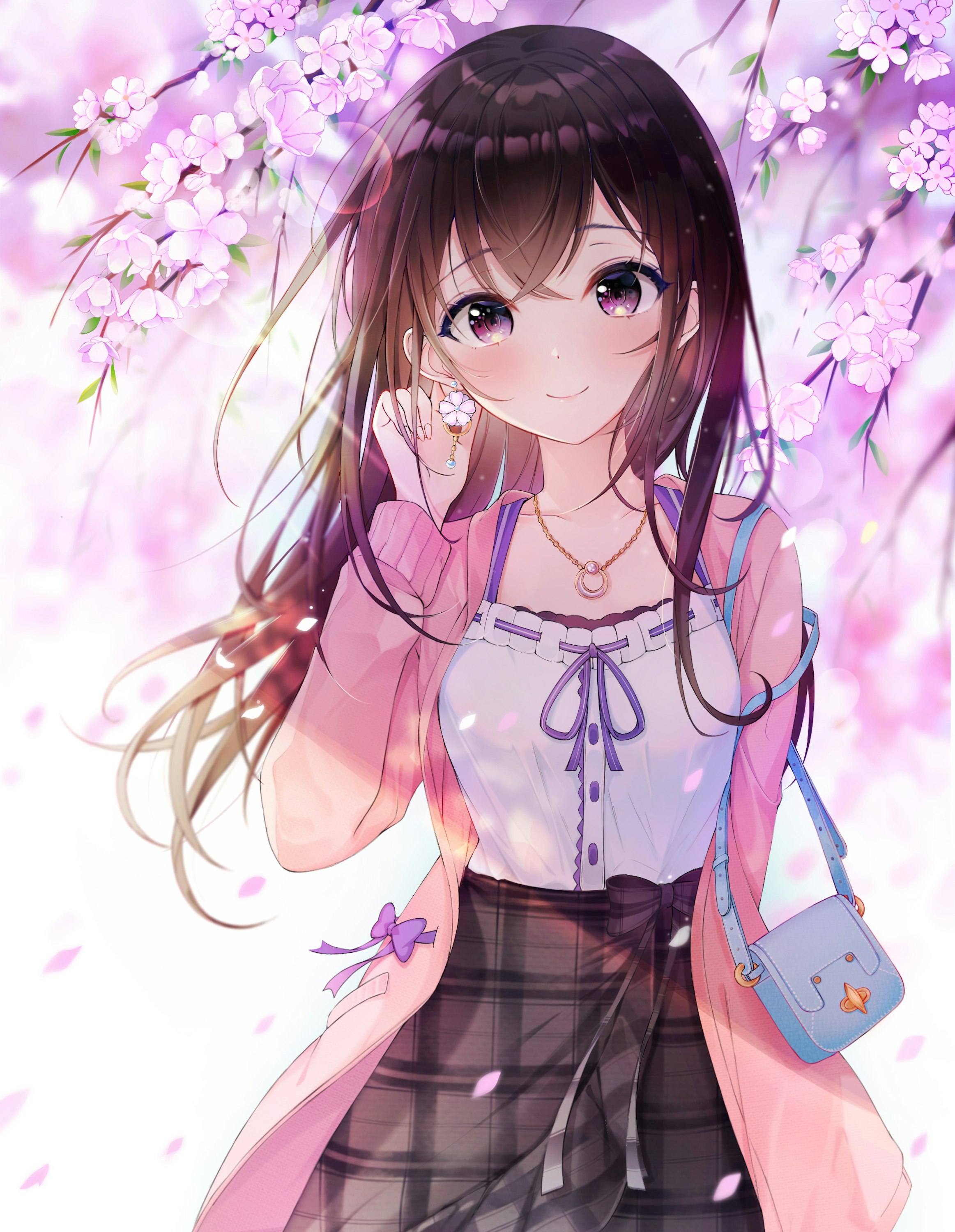 anime girl spring
