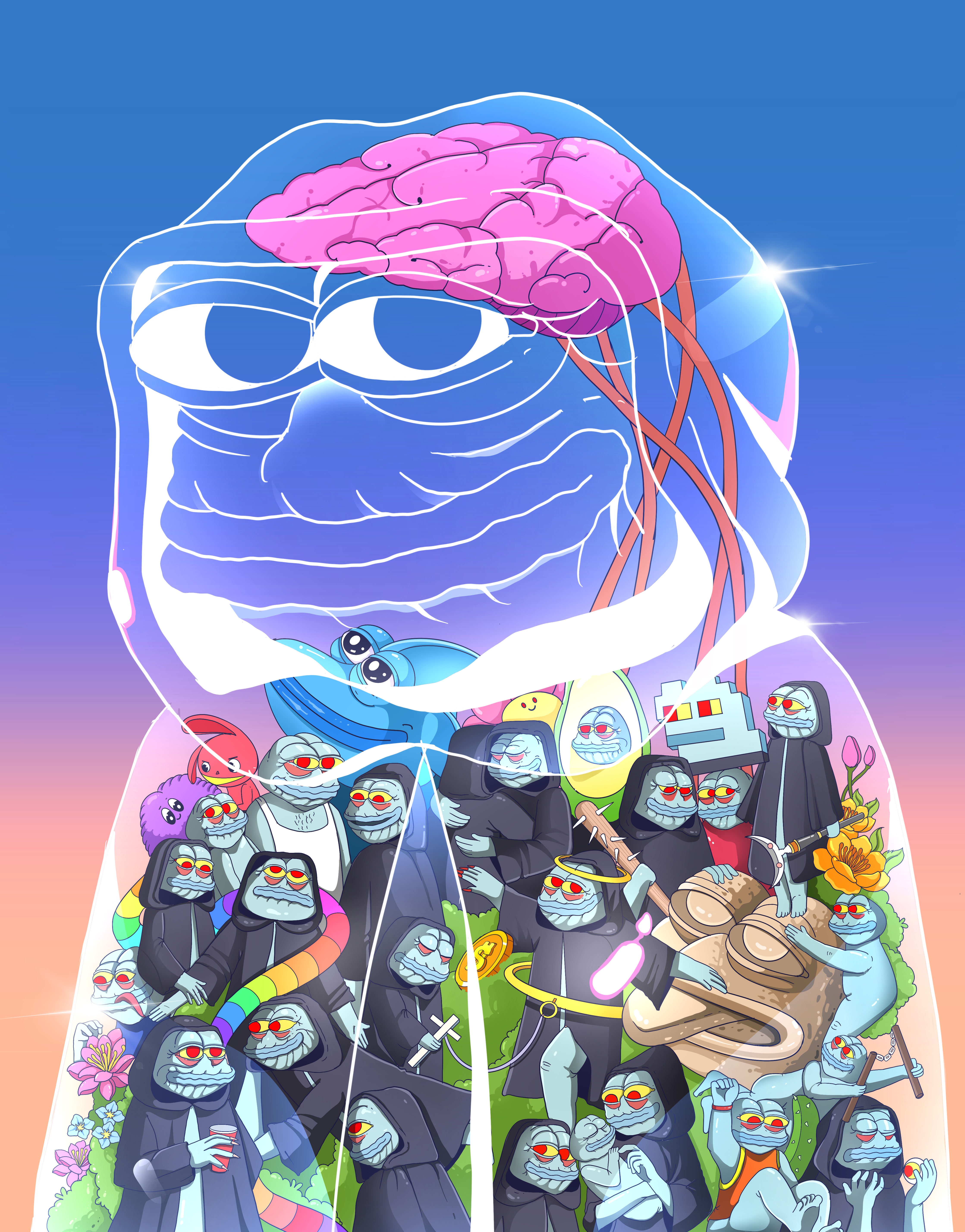 Inside dork Lord pepe | Foundation