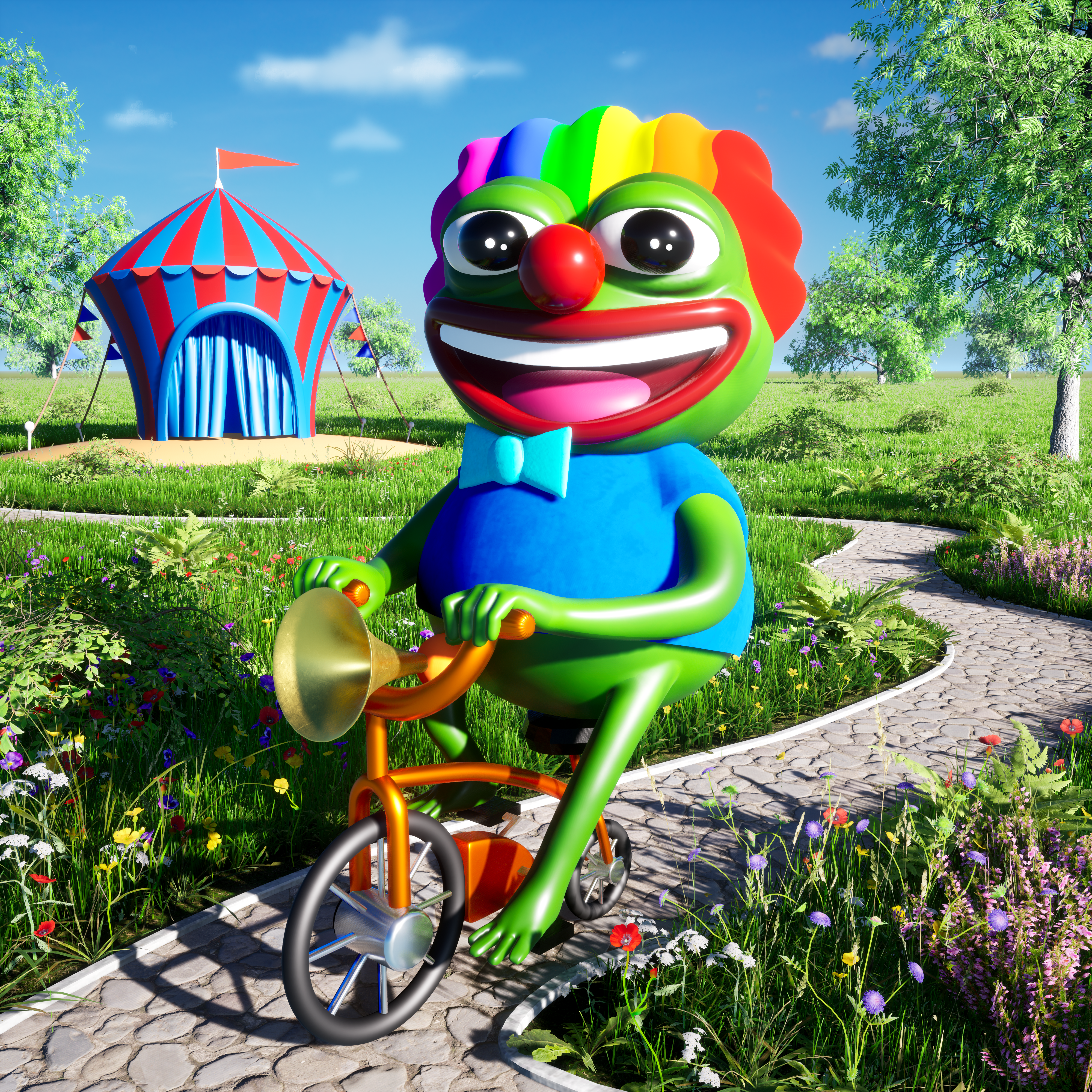 🤡 Pepe Clown Biker🎪 