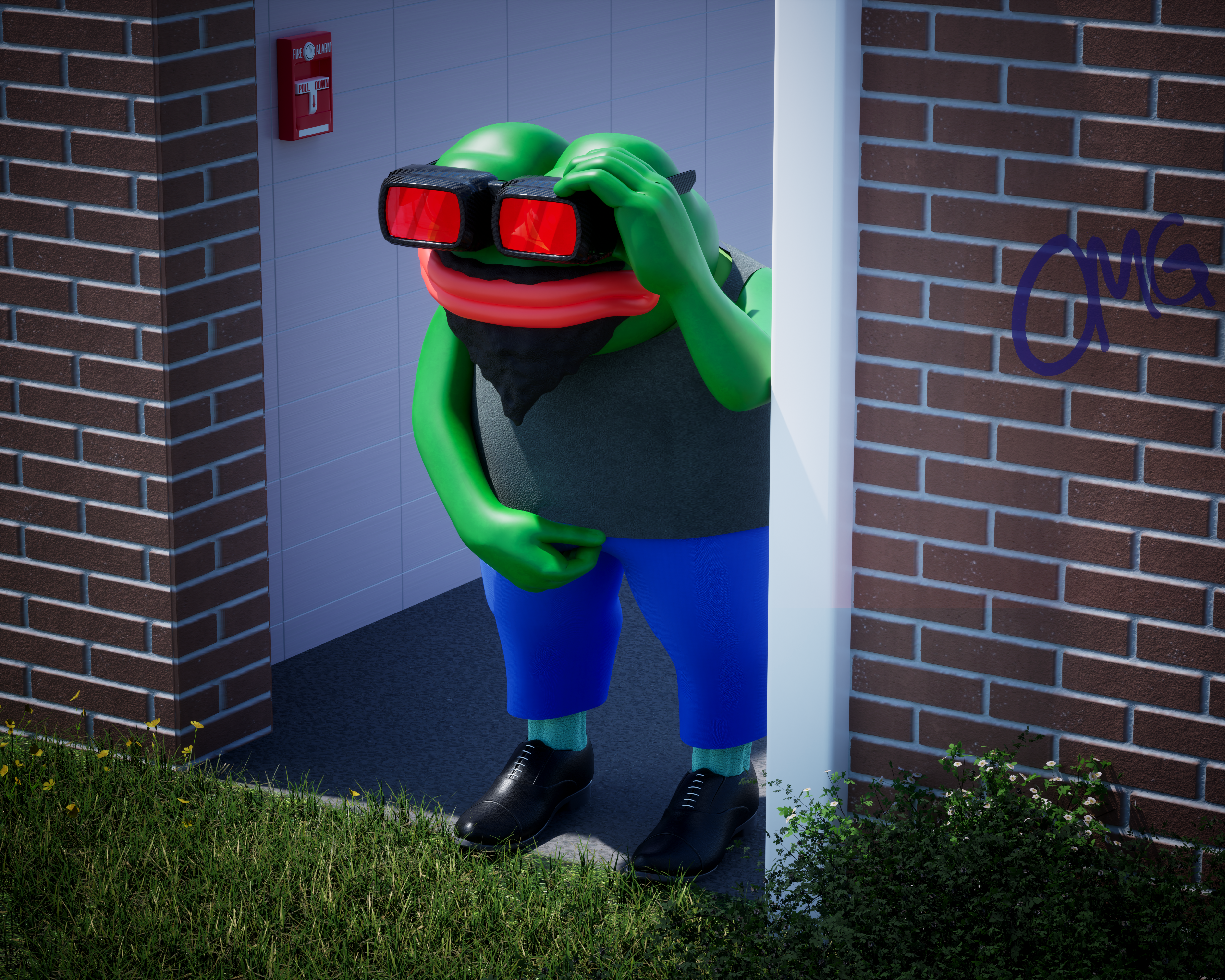 Binocular Guy Pepe 👀 Foundation