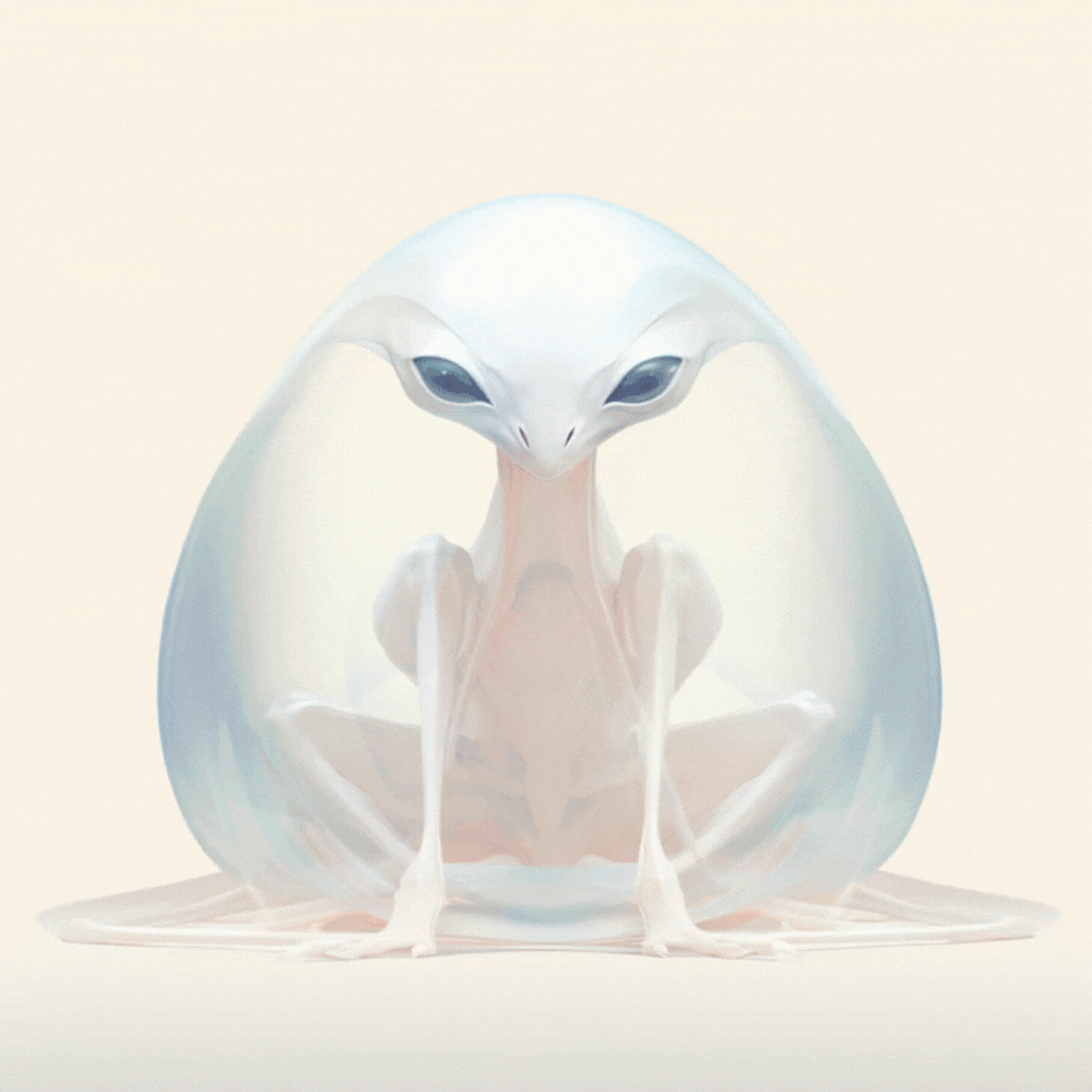 絵画 Alien Donation nft.gif