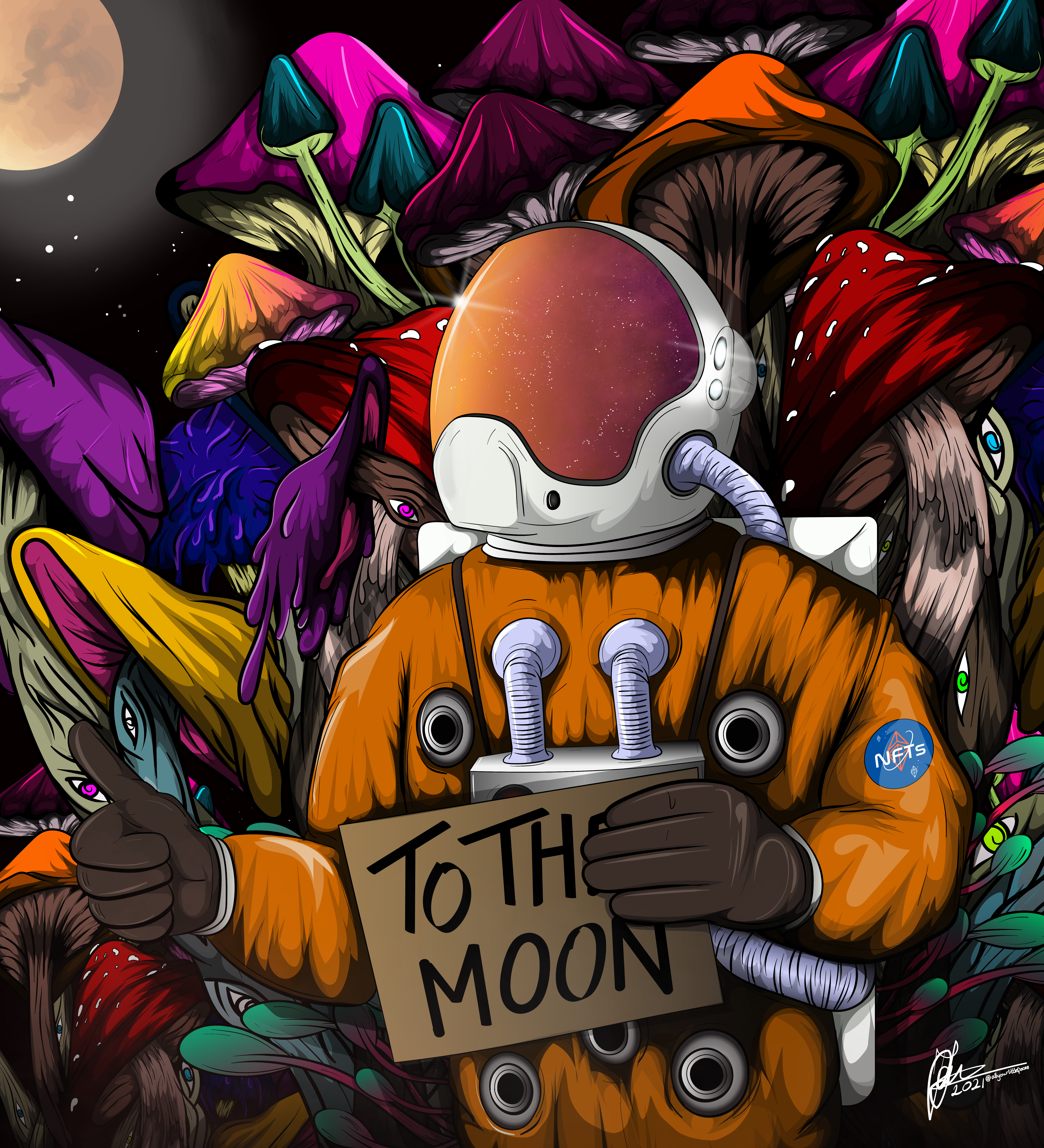 Hitchhiking To The Moon