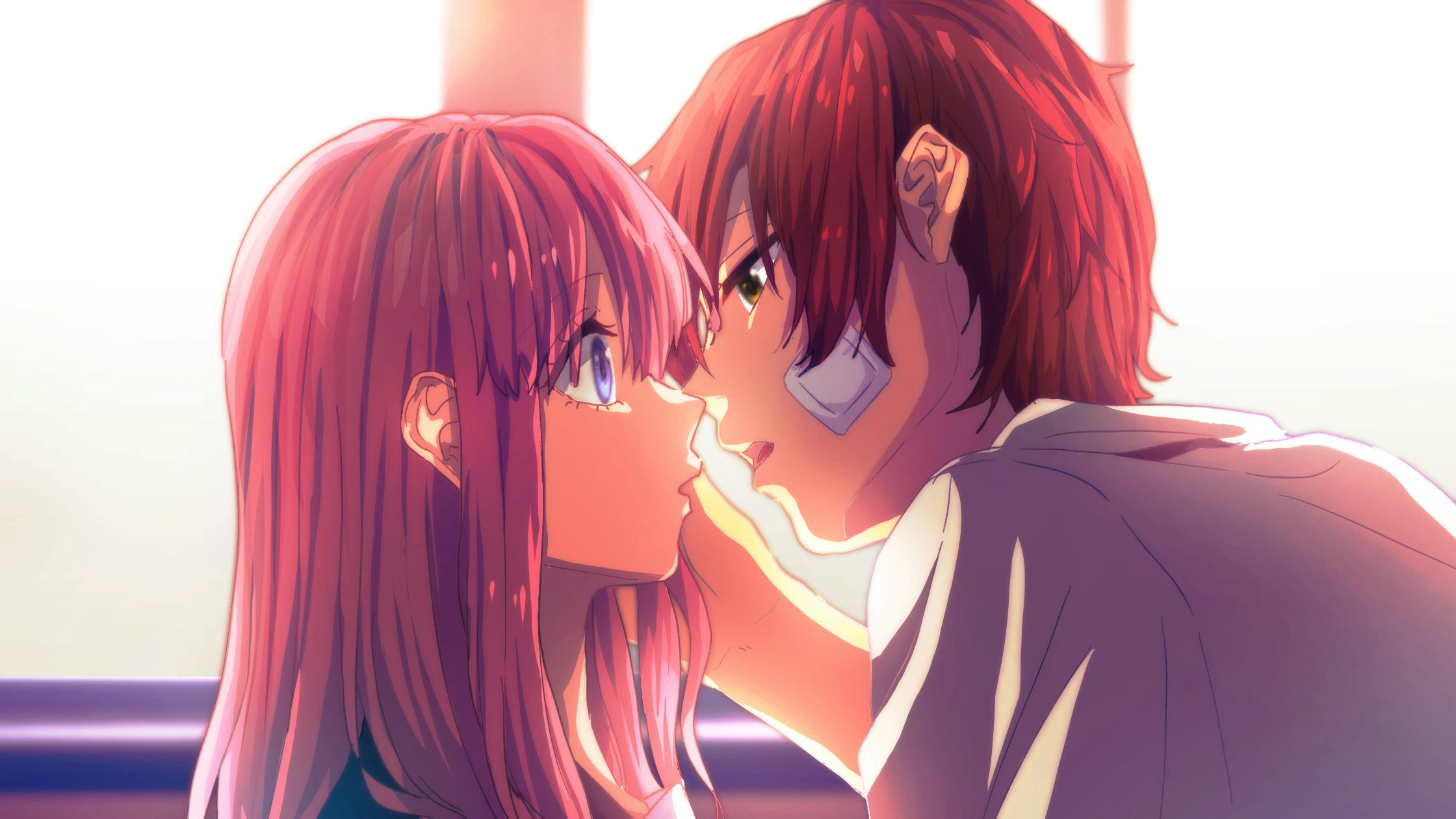 Crying anime kiss Kiss &