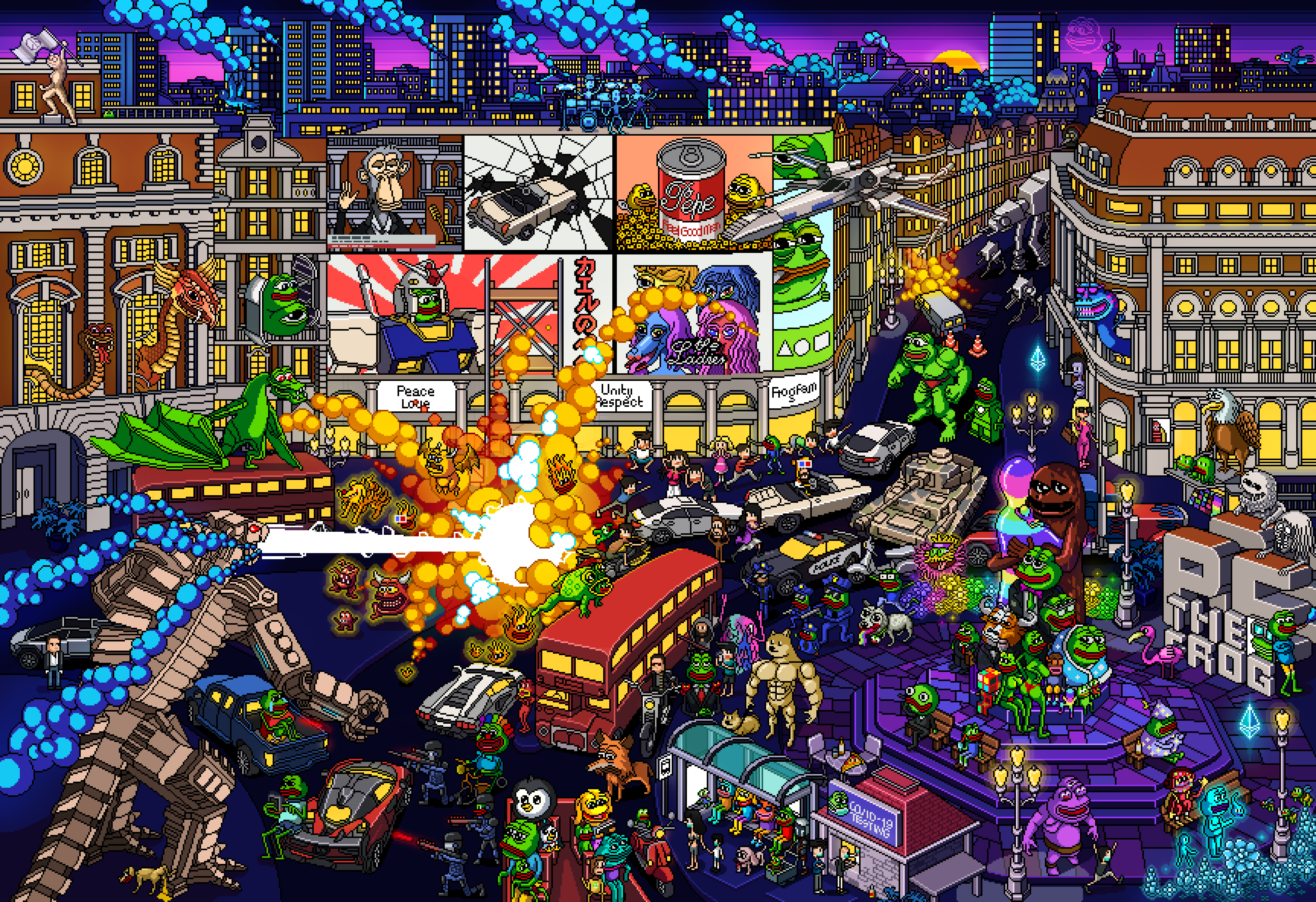 What happened in PEPECITY?